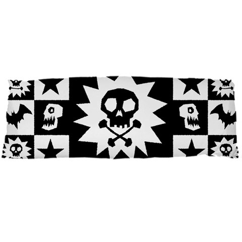 Gothic Punk Skull Body Pillow Case Dakimakura (Two Sides) from ArtsNow.com Back