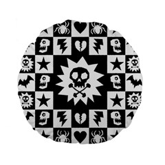 Gothic Punk Skull Standard 15  Premium Flano Round Cushion  from ArtsNow.com Back