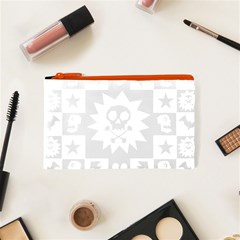 Gothic Punk Skull Cosmetic Bag (XS) from ArtsNow.com Front