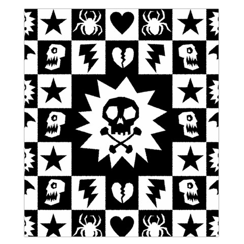 Gothic Punk Skull Duvet Cover Double Side (California King Size) from ArtsNow.com Front