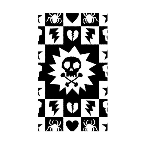 Gothic Punk Skull Duvet Cover Double Side (Single Size) from ArtsNow.com Back