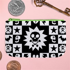 Gothic Punk Skull Large Coin Purse from ArtsNow.com Front