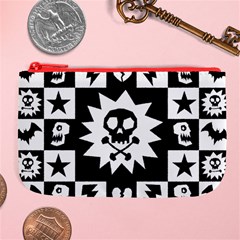 Gothic Punk Skull Large Coin Purse from ArtsNow.com Front