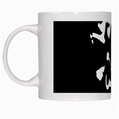 Gothic Skull White Mug from ArtsNow.com Left