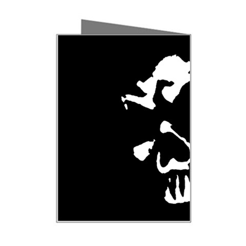 Gothic Skull Mini Greeting Card from ArtsNow.com Right