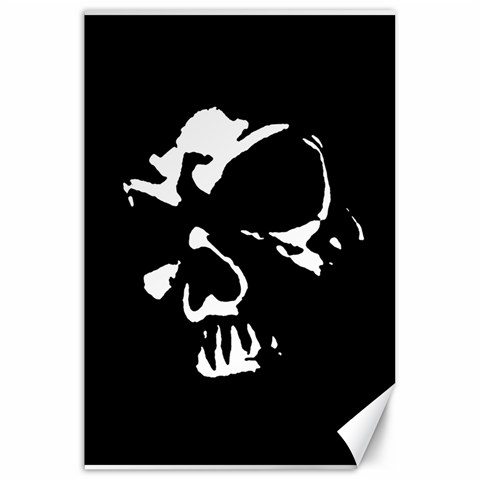 Gothic Skull Canvas 20  x 30  from ArtsNow.com 19.62 x28.9  Canvas - 1