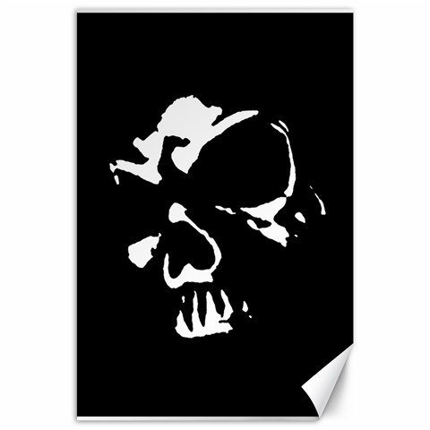 Gothic Skull Canvas 24  x 36  from ArtsNow.com 23.35 x34.74  Canvas - 1