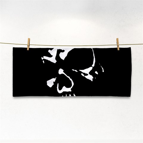 Gothic Skull Hand Towel from ArtsNow.com Front