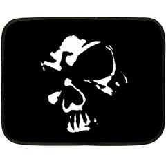 Gothic Skull Double Sided Fleece Blanket (Mini) from ArtsNow.com 35 x27  Blanket Front