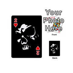 Gothic Skull Playing Cards 54 Designs (Mini) from ArtsNow.com Front - Heart2