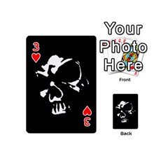 Gothic Skull Playing Cards 54 Designs (Mini) from ArtsNow.com Front - Heart3