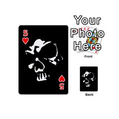 Gothic Skull Playing Cards 54 Designs (Mini) from ArtsNow.com Front - Heart5