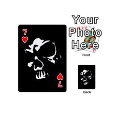 Gothic Skull Playing Cards 54 Designs (Mini) from ArtsNow.com Front - Heart7