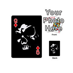 Queen Gothic Skull Playing Cards 54 Designs (Mini) from ArtsNow.com Front - DiamondQ