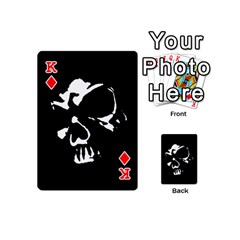 King Gothic Skull Playing Cards 54 Designs (Mini) from ArtsNow.com Front - DiamondK