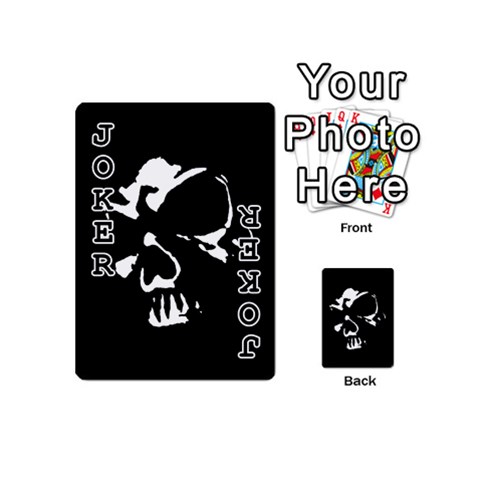 Gothic Skull Playing Cards 54 Designs (Mini) from ArtsNow.com Front - Joker1