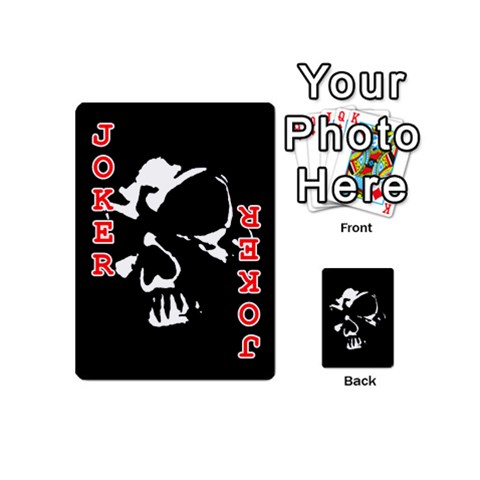 Gothic Skull Playing Cards 54 Designs (Mini) from ArtsNow.com Front - Joker2