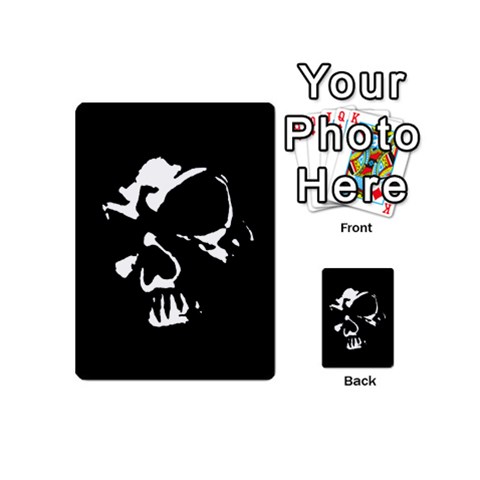 Gothic Skull Playing Cards 54 Designs (Mini) from ArtsNow.com Back