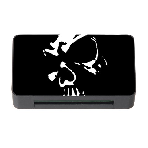 Gothic Skull Memory Card Reader with CF from ArtsNow.com Front