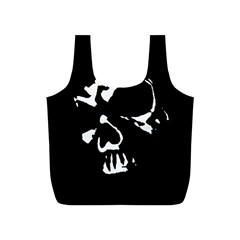 Gothic Skull Full Print Recycle Bag (S) from ArtsNow.com Front