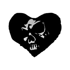 Gothic Skull Standard 16  Premium Flano Heart Shape Cushion  from ArtsNow.com Back