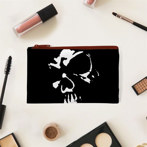 Gothic Skull Cosmetic Bag (XS) from ArtsNow.com Front