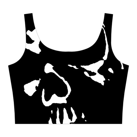 Gothic Skull Midi Sleeveless Dress from ArtsNow.com Top Front