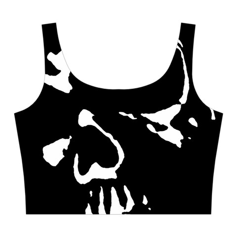 Gothic Skull Midi Sleeveless Dress from ArtsNow.com Top Back