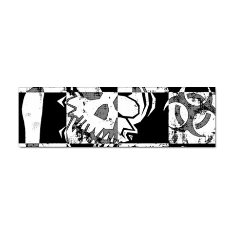 Grunge Skull Sticker (Bumper) from ArtsNow.com Front