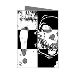 Grunge Skull Mini Greeting Card from ArtsNow.com Right