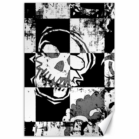 Grunge Skull Canvas 20  x 30  from ArtsNow.com 19.62 x28.9  Canvas - 1