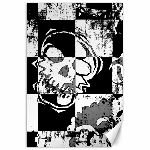 Grunge Skull Canvas 24  x 36  from ArtsNow.com 23.35 x34.74  Canvas - 1