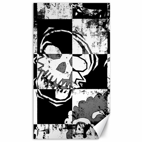 Grunge Skull Canvas 40  x 72  from ArtsNow.com 39.28 x69.23  Canvas - 1