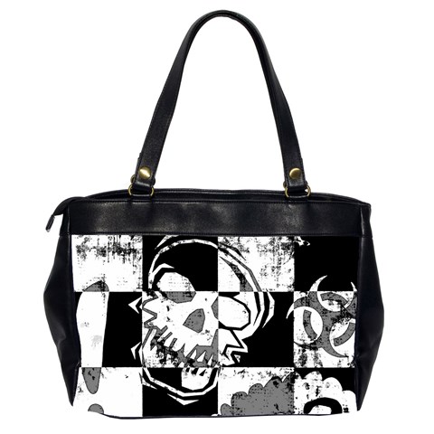 Grunge Skull Oversize Office Handbag (2 Sides) from ArtsNow.com Back