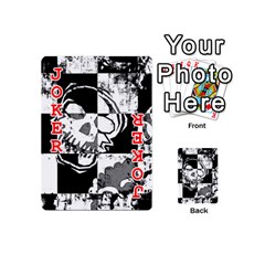 Grunge Skull Playing Cards 54 Designs (Mini) from ArtsNow.com Front - Joker2