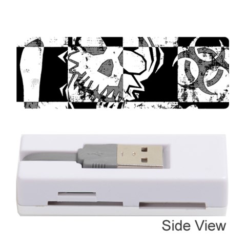 Grunge Skull Memory Card Reader (Stick) from ArtsNow.com Front