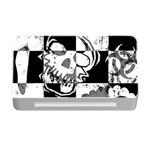 Grunge Skull Memory Card Reader with CF from ArtsNow.com Front