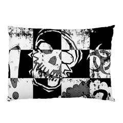 Grunge Skull Pillow Case (Two Sides) from ArtsNow.com Front