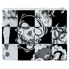 Grunge Skull Cosmetic Bag (XXXL) from ArtsNow.com Back