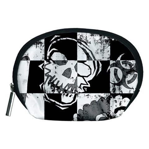 Grunge Skull Accessory Pouch (Medium) from ArtsNow.com Front