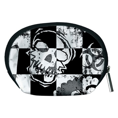 Grunge Skull Accessory Pouch (Medium) from ArtsNow.com Back