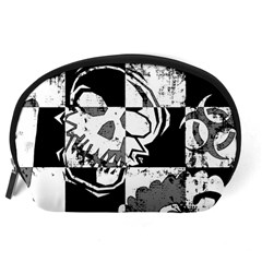 Grunge Skull Accessory Pouch (Large) from ArtsNow.com Back