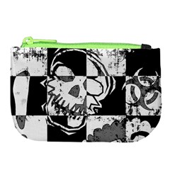 Grunge Skull Large Coin Purse from ArtsNow.com Front