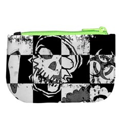 Grunge Skull Large Coin Purse from ArtsNow.com Back