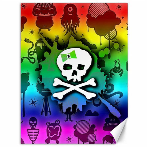 Kawaii Rainbow Skull Canvas 36  x 48  from ArtsNow.com 35.26 x46.15  Canvas - 1