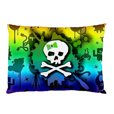 Kawaii Rainbow Skull Pillow Case from ArtsNow.com 26.62 x18.9  Pillow Case