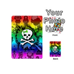 Kawaii Rainbow Skull Playing Cards 54 Designs (Mini) from ArtsNow.com Back