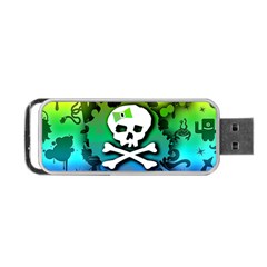 Kawaii Rainbow Skull Portable USB Flash (Two Sides) from ArtsNow.com Back