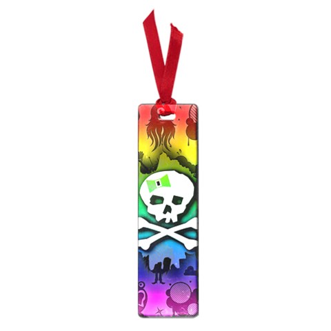 Kawaii Rainbow Skull Small Book Mark from ArtsNow.com Front