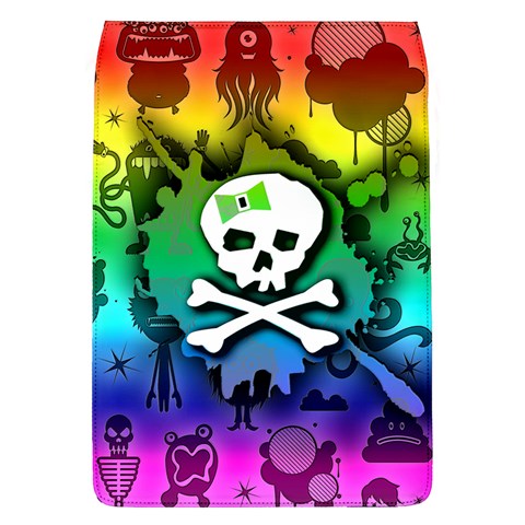 Kawaii Rainbow Skull Removable Flap Cover (L) from ArtsNow.com Front